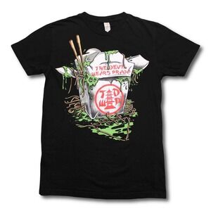 The Devil Wears Prada Red House Graphic T-shirt Band Graphic /‎ Y2K Emo Black